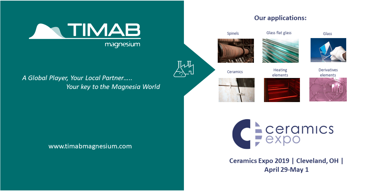 Ceramics Expo TIMAB Magnesium