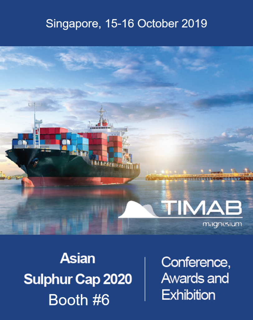TIMAB Magnesium à l'Asian Sulphur Cap 2020 Singapour